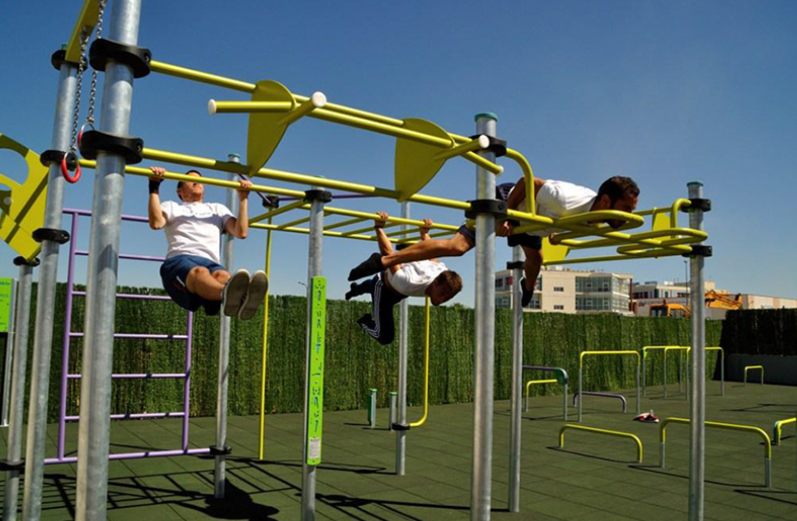 Imatge pels mitjans: Parc de Calistènia