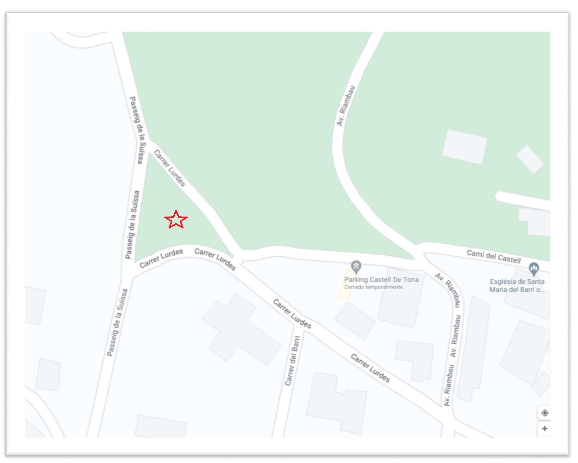 Imatge pels mitjans: Adequar com a parc públic el parc 1982 de la zona de La Suïssa